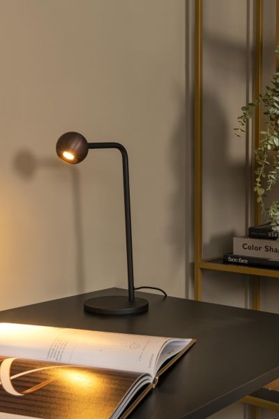 Lucide MONTANA - Table lamp - LED Dim. - 1x5W 2700K - Coffee - Premium